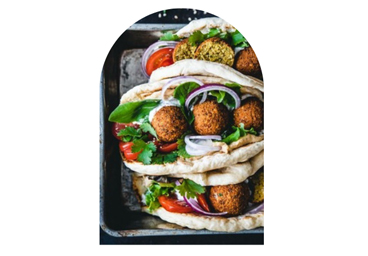 Falafel sandwich